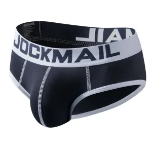 Slip homme taille basse, très confortable motifs fantaisies Noir