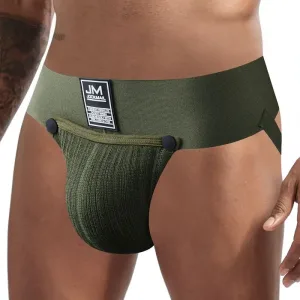 Slip Jockstrap homme Athletic Vert militaire