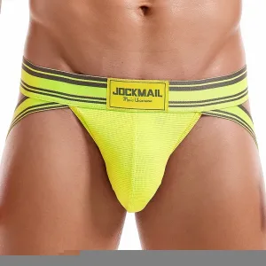 Slip Jockstrap homme Tanga Yellow