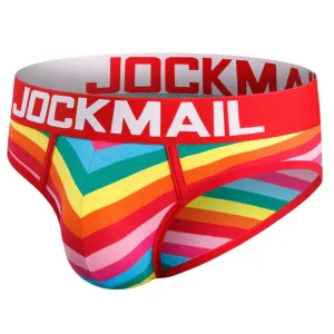 Slip homme taille basse, très confortable motifs fantaisies Banière Arc-en -ciel