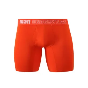Slip Kangourou Homme. "Horus" Slip Boxer À Poche Ouverte. Orange