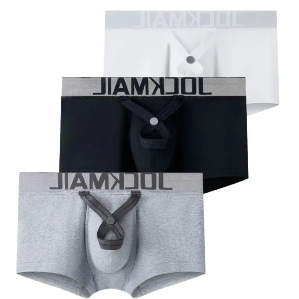 Slip boxer homme, boucle intérieur ajustable