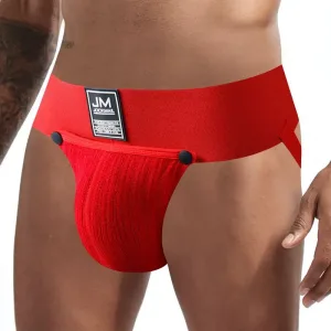 Slip Jockstrap homme Athletic Rouge