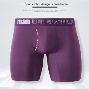 Slip Kangourou Homme. "Horus" Slip Boxer À Poche Ouverte. Pourpre