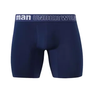 Slip Kangourou Homme. "Horus" Slip Boxer À Poche Ouverte. Bleu Marine